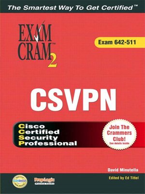 cover image of CCSP CSVPN Exam Cram 2 (Exam Cram 642-511)